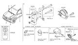 Diagram for 2013 Nissan Frontier Body Control Module - 28595-9CH0A