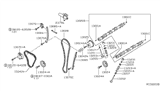 Diagram for Nissan Frontier Timing Chain - 13028-JA01A