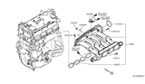 Diagram for 2022 Nissan Rogue Sport Intake Manifold Gasket - 14035-4BT0A