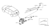 Diagram for 2020 Nissan Rogue Wiper Blade - 28795-CT00B