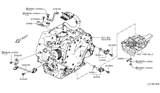 Diagram for Nissan Rogue Automatic Transmission Shift Position Sensor Switch - 31918-3VX0C