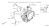 Diagram for 2018 Nissan Rogue Transmission Assembly - 31020-3ZX4C