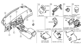 Diagram for 2014 Nissan Altima Body Control Module - 284B2-3TA0C