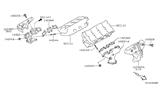 Diagram for 2018 Nissan Pathfinder Exhaust Manifold - 14002-JA10B