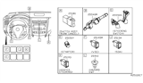 Diagram for 2015 Nissan Altima Cruise Control Switch - 25550-3TA8A