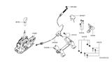 Diagram for 2015 Nissan Altima Automatic Transmission Shifter - 34901-3TA3A