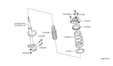 Diagram for 2013 Nissan Altima Coil Springs - 54010-3TA2A