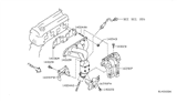 Diagram for Nissan Altima Exhaust Heat Shield - 16590-3TA0A