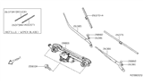 Diagram for 2015 Nissan Altima Wiper Arm - 28881-3TA1C