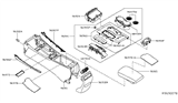 Diagram for Nissan Altima Cup Holder - 68430-9HS0A