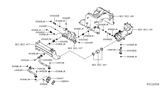 Diagram for Nissan Titan Water Pump Gasket - 21049-EZ40C