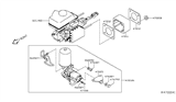 Diagram for Nissan Titan Brake Booster - 47210-EZ00B