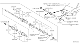 Diagram for Nissan Altima Axle Shaft Retainer - 39776-10E04