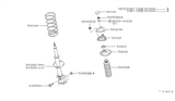Diagram for 1998 Nissan Altima Control Arm Bracket - 54323-5B600
