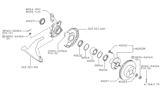 Diagram for Nissan Altima Steering Knuckle - 40014-9E000