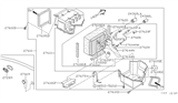 Diagram for Nissan Altima Evaporator - 27280-0Z800