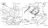 Diagram for 2014 Nissan Titan Seat Motor - 87450-9FM1A