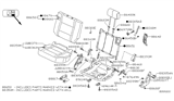 Diagram for Nissan Titan Seat Cover - 88670-ZR50A