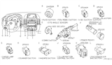 Diagram for 2004 Nissan Armada Clock Spring - 25567-CD002