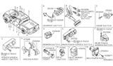 Diagram for Nissan Cruise Control Switch - 25552-8S200