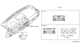 Diagram for 2007 Nissan Titan Blower Control Switches - 27500-ZR11A