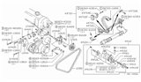 Diagram for Nissan Datsun 810 Power Steering Hose - 49710-W2400