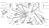 Diagram for Nissan Datsun 810 Turn Signal Switch - 25560-W2400