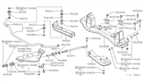 Diagram for Nissan Datsun 810 Radius Arm - 54470-W1000