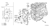 Diagram for 2008 Nissan Versa Timing Cover - 13500-9U52A