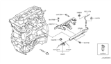 Diagram for 2008 Nissan Versa Fuel Injector - 16600-ED000