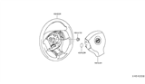 Diagram for Nissan Versa Steering Wheel - 48430-EM36B
