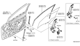 Diagram for 2006 Nissan Murano Window Motor - 80730-8991A