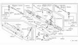 Diagram for 1985 Nissan Stanza Steering Gear Box - 49200-D1701