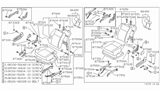 Diagram for Nissan Stanza Seat Switch - 87610-D0201