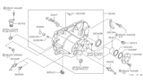 Diagram for 1985 Nissan Stanza Automatic Transmission Shift Position Sensor Switch - 32005-M8004