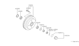 Diagram for Nissan Stanza Brake Drum - 43202-D0101