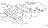 Diagram for 1988 Nissan Sentra Grille - 62256-61A02
