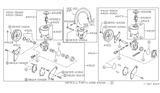 Diagram for 1988 Nissan Sentra Power Steering Pump - 49110-50A01