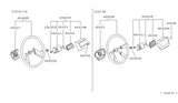 Diagram for Nissan Sentra Steering Wheel - 48430-61A60