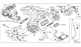 Diagram for 2012 Nissan Leaf Cabin Air Filter - B7891-1FC0A