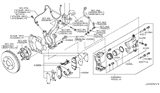 Diagram for Nissan Cube Brake Caliper - 41001-1FC0A
