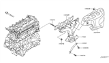 Diagram for 2012 Nissan Cube Exhaust Manifold - 14002-ED80A