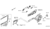 Diagram for 2013 Nissan Cube Door Latch Assembly - 82500-1FA1D