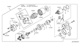 Diagram for 2010 Nissan Cube Starter Drive - 23312-ZJ60A