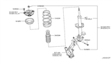 Diagram for 2010 Nissan Cube Coil Springs - 54010-1FC0A