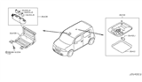 Diagram for 2009 Nissan Cube Dome Light - 26430-BC001
