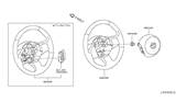 Diagram for 2009 Nissan Cube Steering Wheel - 48430-1FC2A