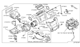 Diagram for 2014 Nissan Cube Blend Door Actuator - 27730-1FC0A