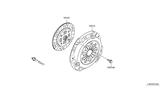Diagram for 2011 Nissan Cube Clutch Disc - 30100-ED80A