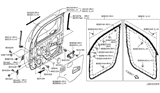 Diagram for 2013 Nissan Cube Door Hinge - 80421-1FA0A